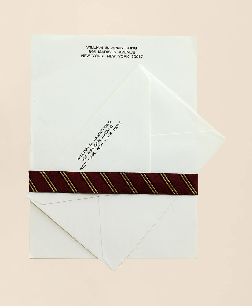Brooks Brothers Men Letter Stationery - 50 Sheets & Envelopes