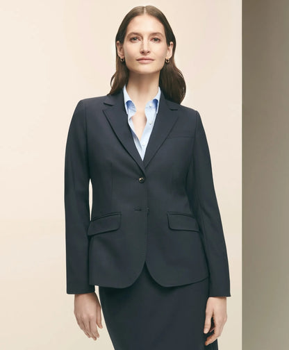 Brooks Brothers Women The Essentials Brooks Brothers Stretch Wool Jacket