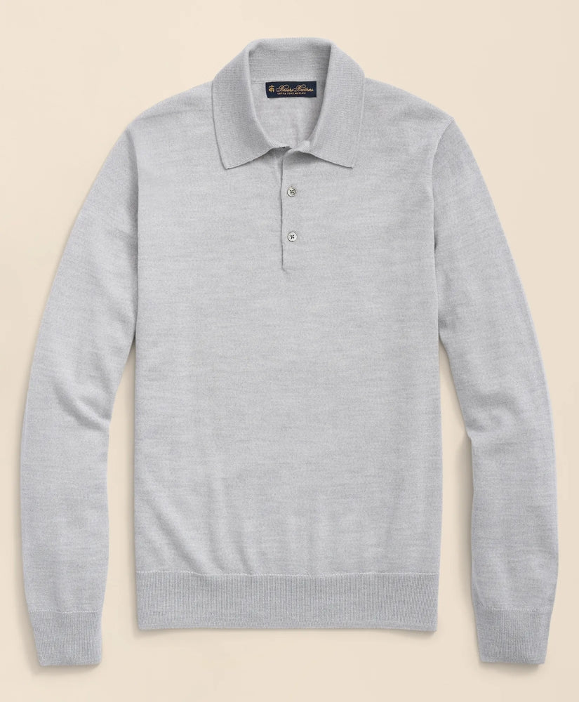 Brooks Brothers Men Ultimate Merino Wool Polo Sweater