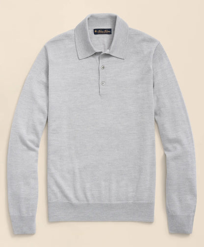 Brooks Brothers Men Ultimate Merino Wool Polo Sweater