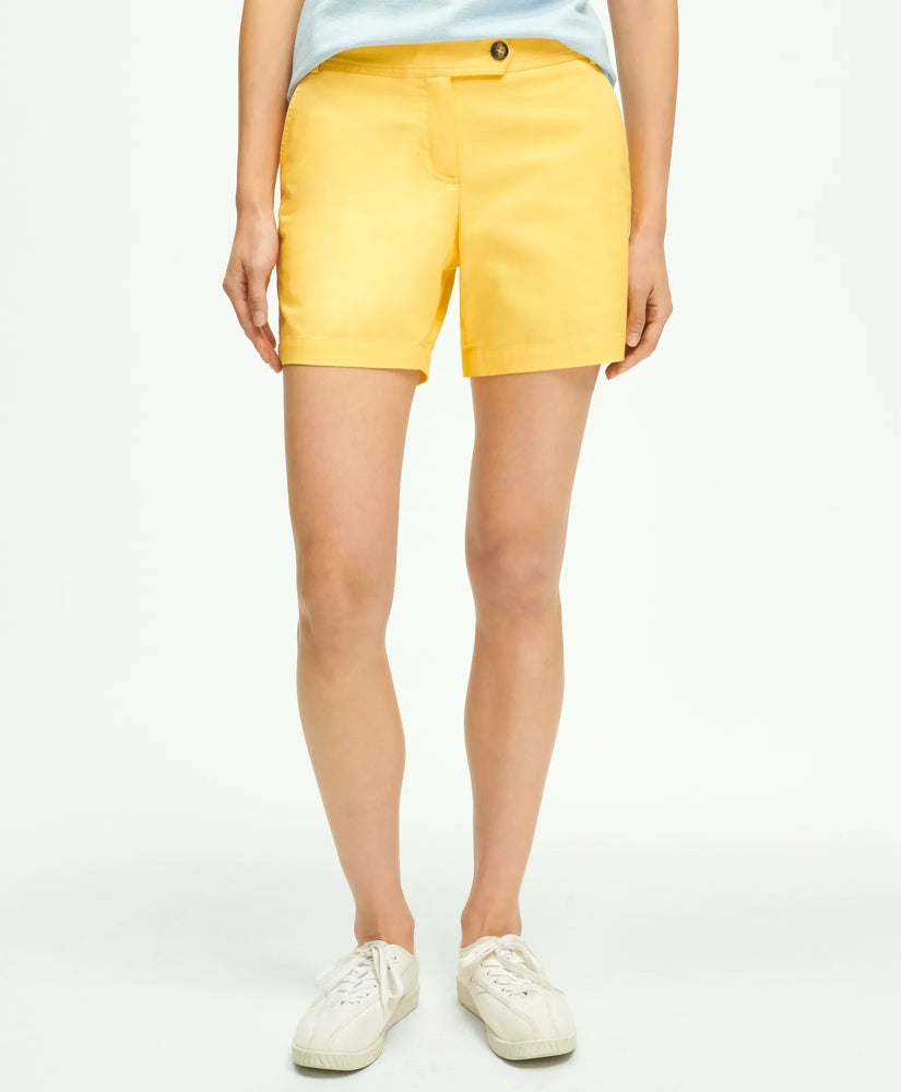 Brooks Brothers Women Stretch Cotton Twill Shorts