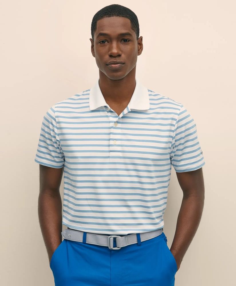 Brooks Brothers Sale Performance Series BB#1 Stripe Polo Shirt