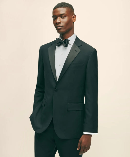 Brooks Brothers Tailored Slim Fit Wool 1818 Tuxedo