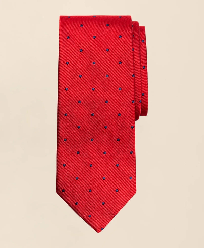 Brooks Brothers Men Dot Rep Tie