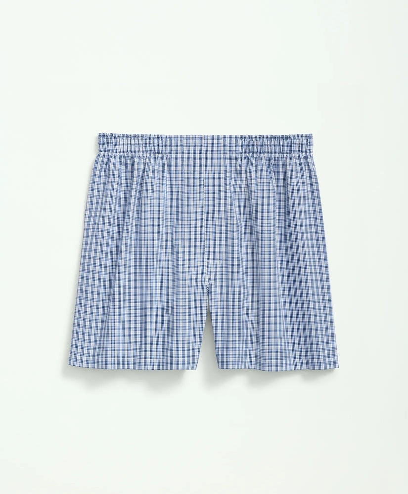 Brooks Brothers Sale Cotton Broadcloth Mini Checked Boxers