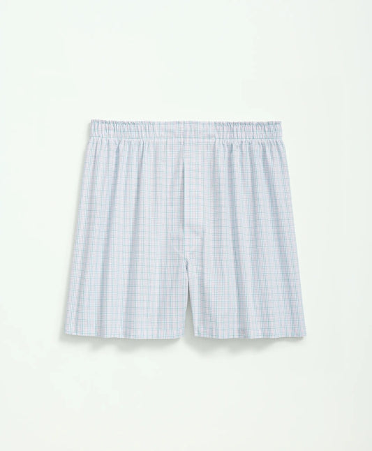 Brooks Brothers Sale Cotton Broadcloth Multi Checked Boxers